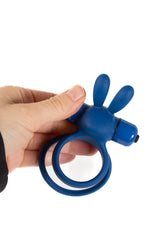 Screaming O - O Hare XL 4T Vibrating Double Cock Ring - Blueberry - Stag Shop