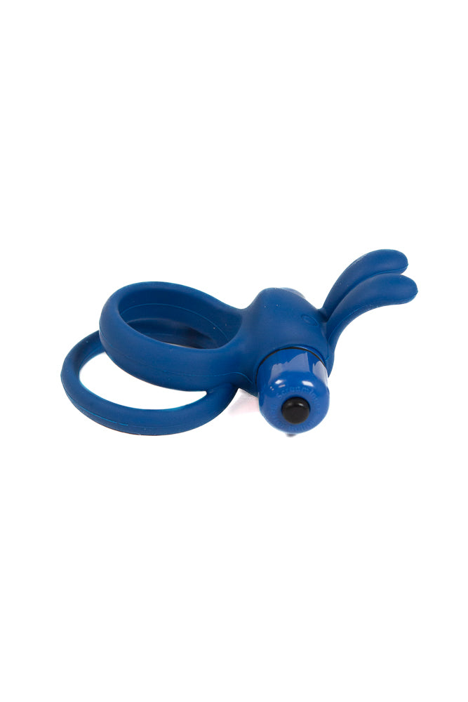 Screaming O - O Hare XL 4T Vibrating Double Cock Ring - Blueberry - Stag Shop
