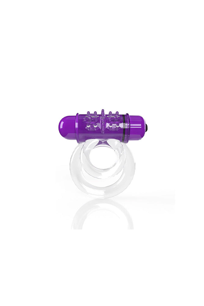 Screaming O - 4B Double O6 Vibrating Double Cock Ring - Various Colors