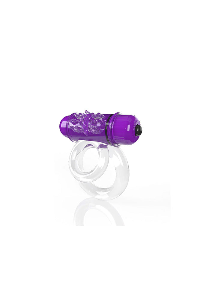 Screaming O - 4B Double O6 Vibrating Double Cock Ring - Various Colors