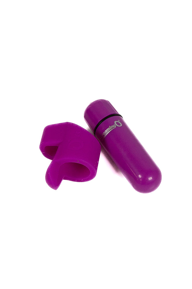 Screaming O - Fing O Slim 4T Vibrating Finger Bullet - Grape - Stag Shop