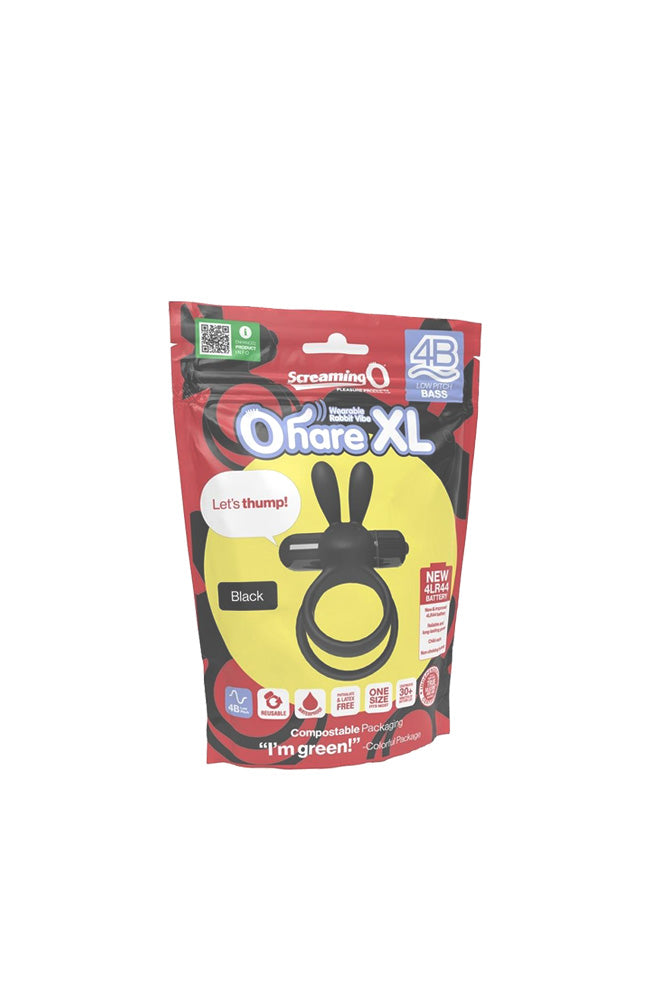 Screaming O - O Hare XL 4B Vibrating Double Cock Ring - Various Colours - Stag Shop