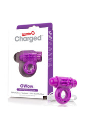 Screaming O - Charged - O Wow Rechargeable Vibrating Cock Ring - Stag Shop