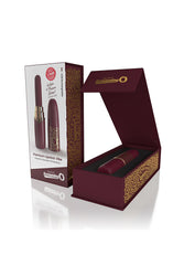 Screaming O - My Secret - Premium Lipstick Vibrator Bullet With 4 Attachments - Merlot - Stag Shop
