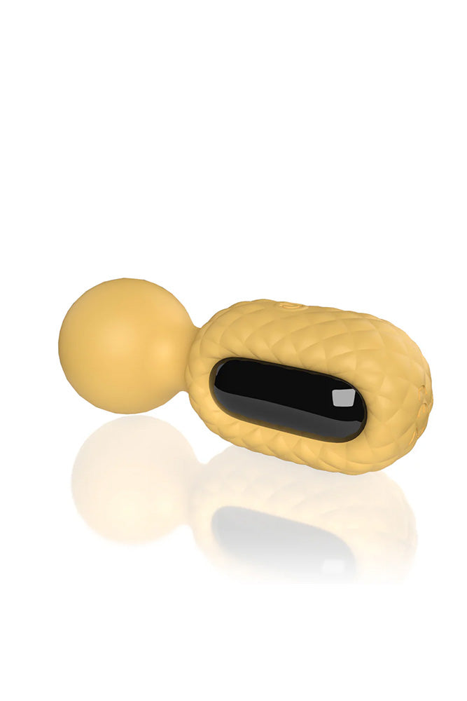 Screaming O - Cuties - Rebound Mini Wand Vibrator - Yellow - Stag Shop