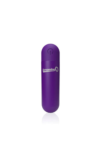 Screaming O - Rechargeable Soft Touch Bullet Vibrator - Purple - Stag Shop