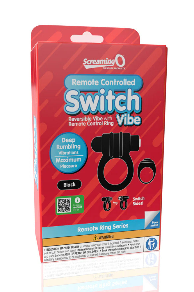 Screaming O - Switch Remote Controlled Vibrating Cock Ring - Various Colors - Stag Shop
