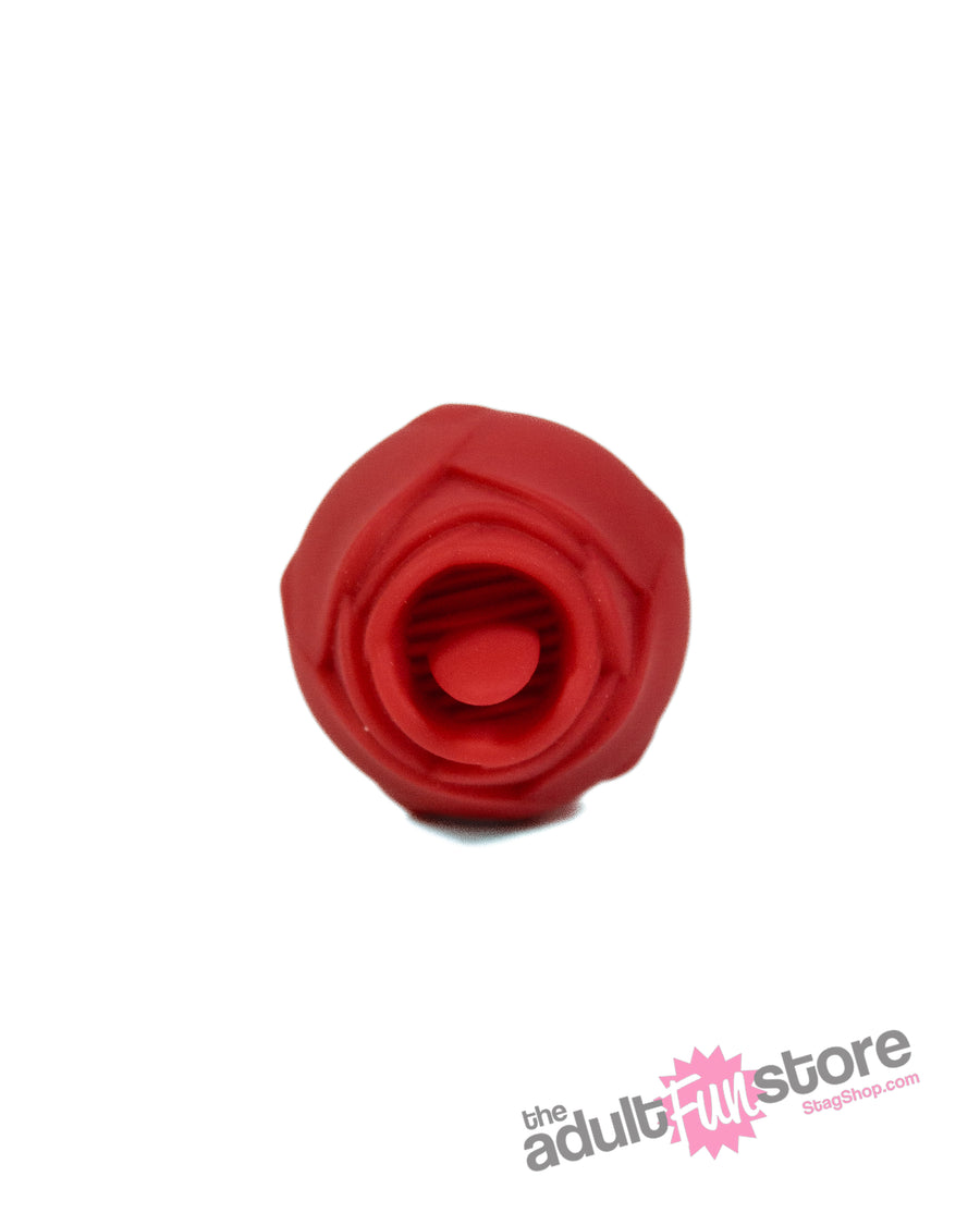 X-Gen - Secret Kisses - Rosegasm Lingo Dual-Ended Vibrator - Red - Stag Shop