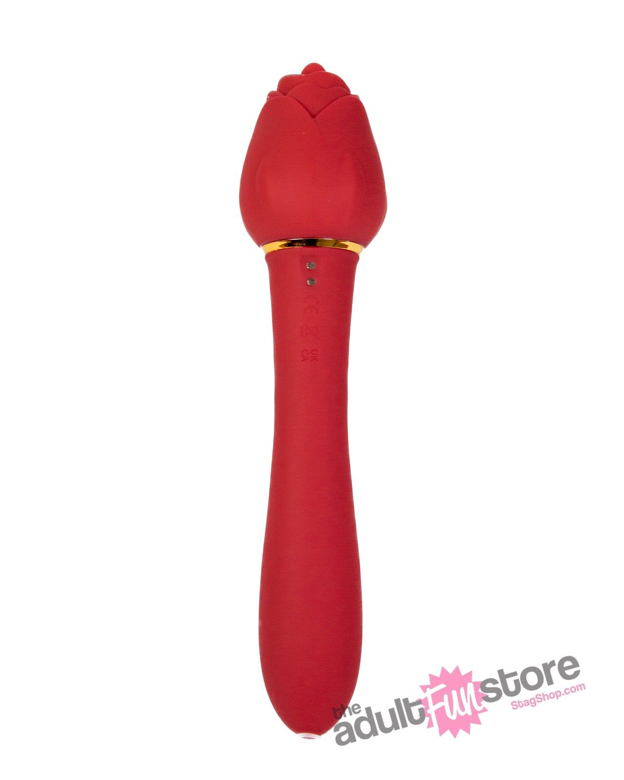 X Gen Secret Kisses Rosegasm Lingo Dual Ended Vibrator Red