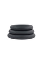 Selopa - 3 Ring Circus Cock Ring Set - Black - Stag Shop