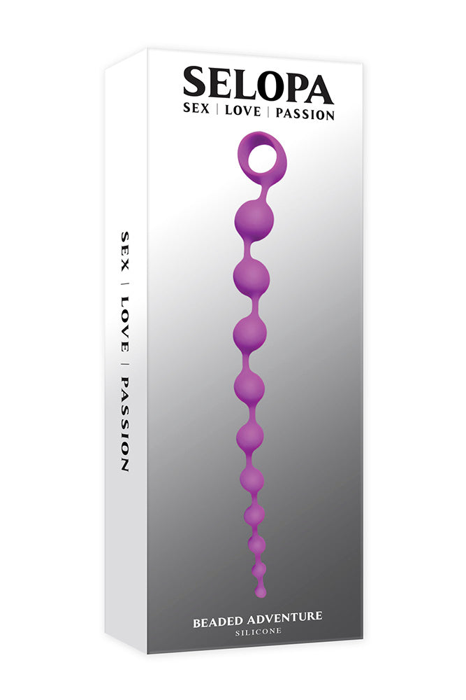 Selopa - Beaded Adventure Anal Beads - Purple - Stag Shop