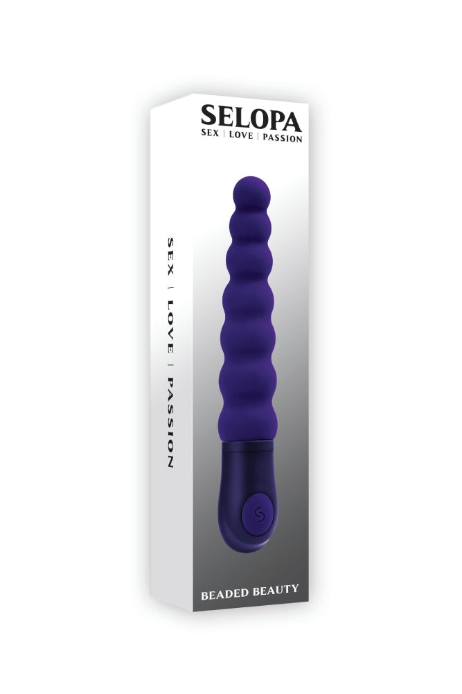 Selopa - Beaded Beauty Vibrator - Purple - Stag Shop