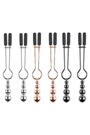 Selopa - Beaded Nipple Clamps - Assorted Colours - Stag Shop