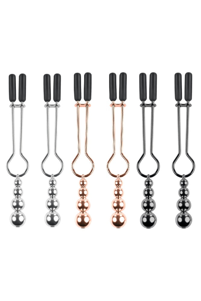 Selopa - Beaded Nipple Clamps - Assorted Colours - Stag Shop