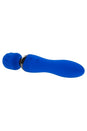 Selopa - Blue Belle Double Ended Wand Vibrator - Blue - Stag Shop