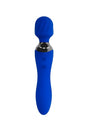 Selopa - Blue Belle Double Ended Wand Vibrator - Blue - Stag Shop