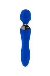 Selopa - Blue Belle Double Ended Wand Vibrator - Blue - Stag Shop