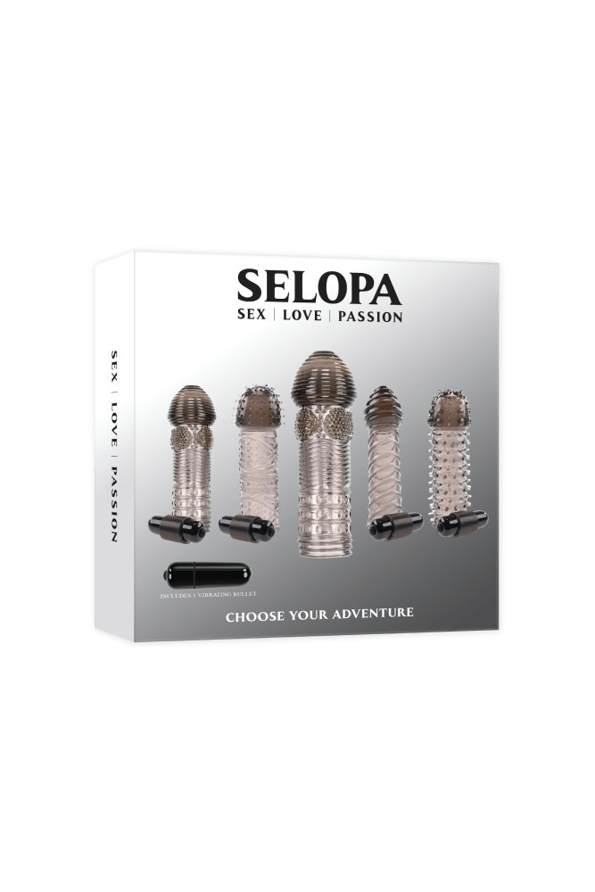 Selopa - Choose Your Adventure Vibrating Penis Sleeve Kit - Stag Shop