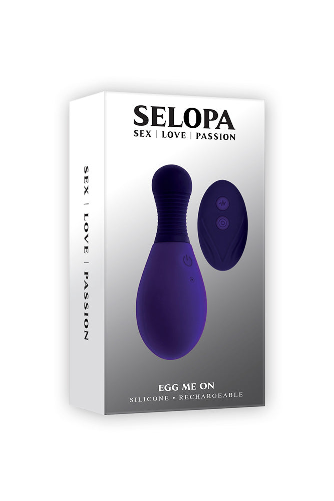 Selopa - Egg Me On Remote Control Egg VIbrator - Purple - Stag Shop