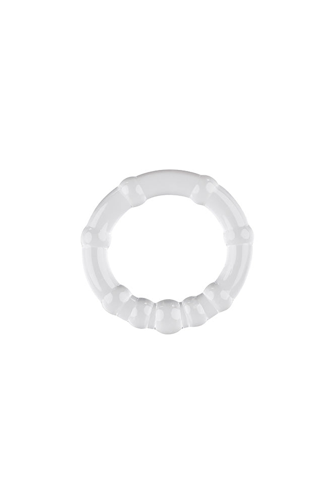 Selopa - Erection Rings Cock Ring Set - Clear - Stag Shop
