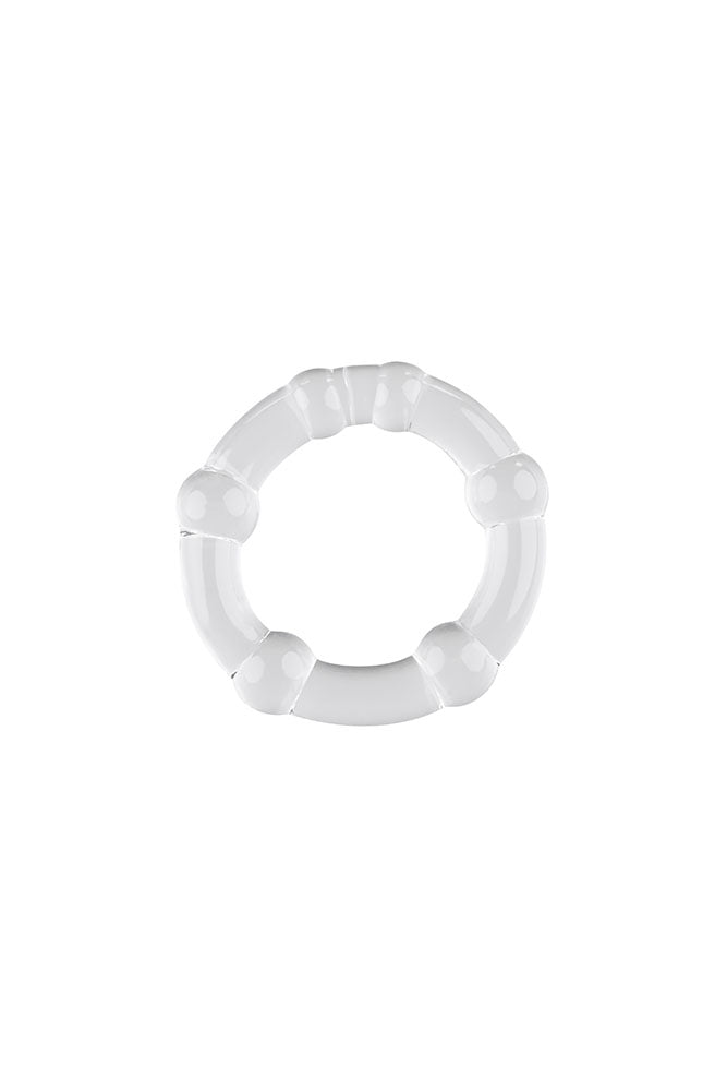 Selopa - Erection Rings Cock Ring Set - Clear - Stag Shop