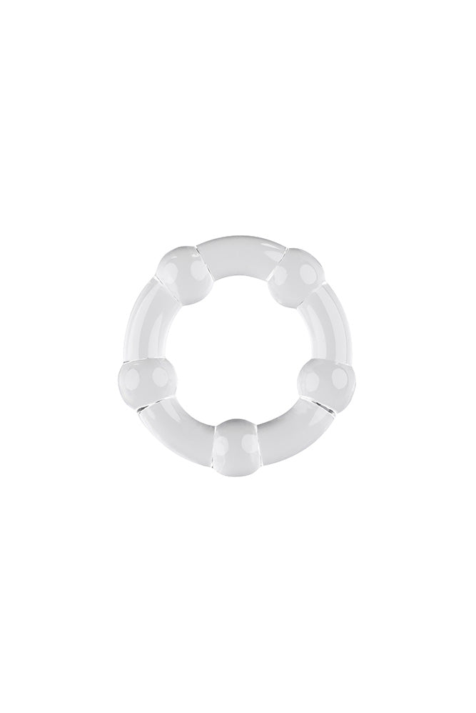 Selopa - Erection Rings Cock Ring Set - Clear - Stag Shop