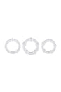 Selopa - Erection Rings Cock Ring Set - Clear - Stag Shop