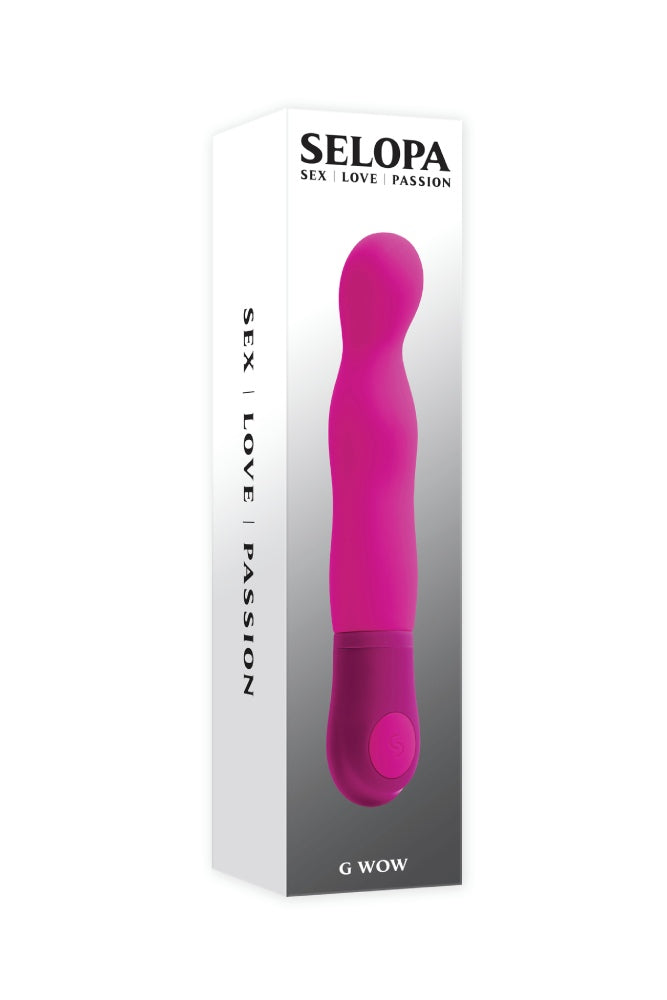 Selopa - G Wow G-Spot Vibrator - Pink - Stag Shop