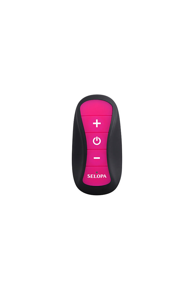 Selopa - Hooking Up Remote Controlled Butt Plug - Pink - Stag Shop