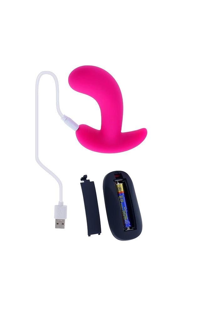 Selopa - Hooking Up Remote Controlled Butt Plug - Pink - Stag Shop