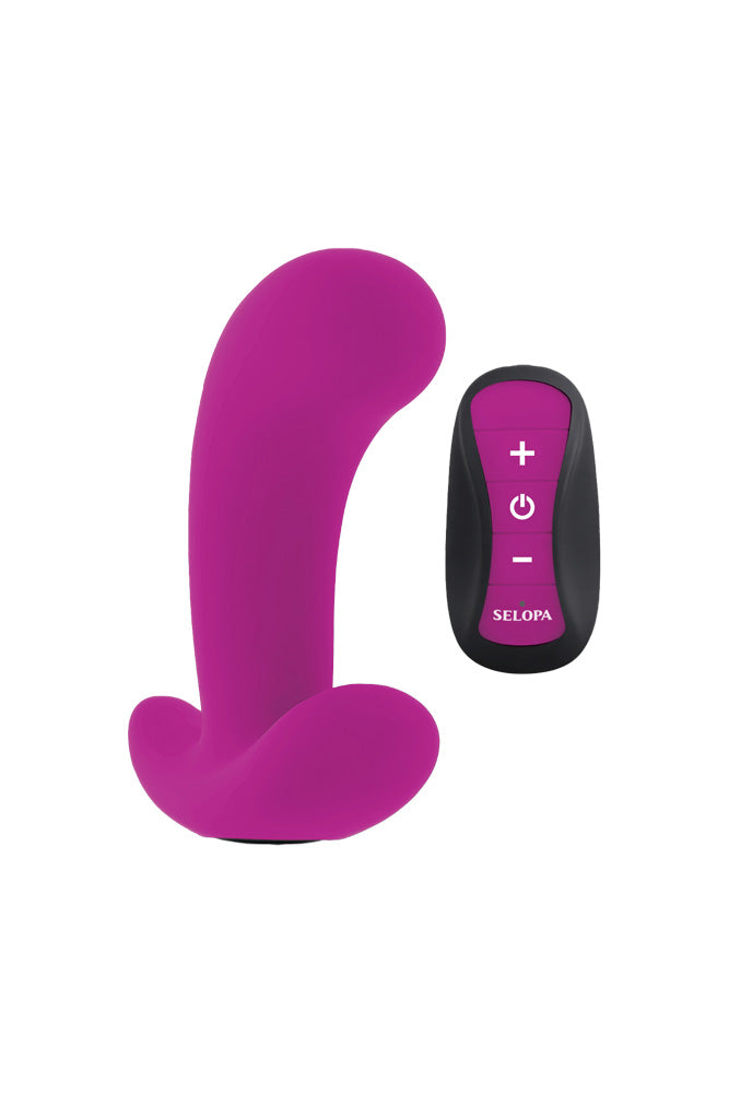 Selopa - Hooking Up Remote Controlled Butt Plug - Pink - Stag Shop