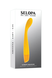 Selopa - Lemon Squeeze Slim G-Spot Vibrator - Yellow - Stag Shop