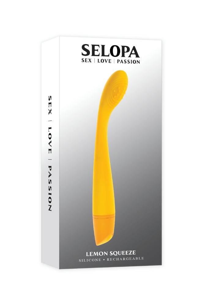 Selopa - Lemon Squeeze Slim G-Spot Vibrator - Yellow - Stag Shop