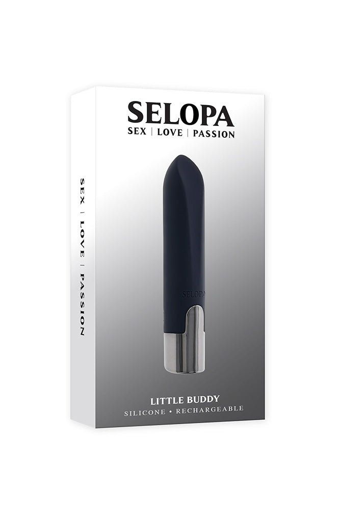 Selopa - Little Buddy Bullet Vibrator - Black - Stag Shop