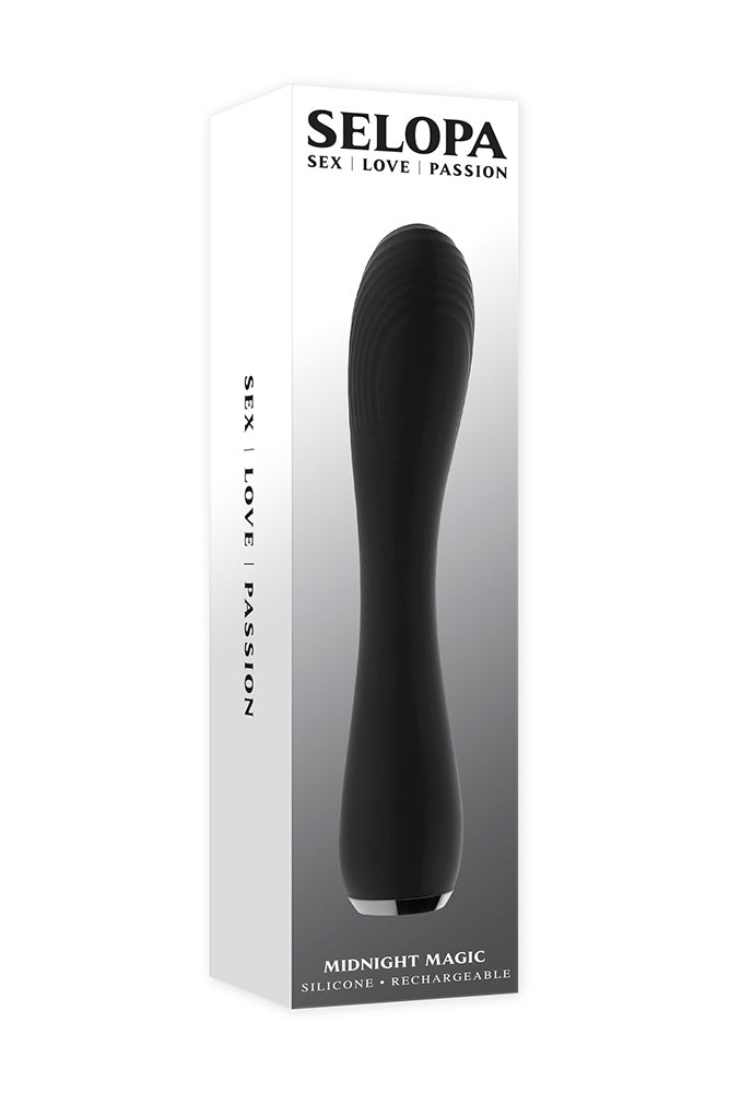 Selopa - Midnight Magic G-Spot Vibrator - Black - Stag Shop