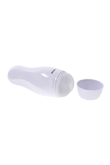 Selopa - Pleasure Can Vibrating Stroker - White - Stag Shop
