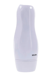 Selopa - Pleasure Can Vibrating Stroker - White - Stag Shop