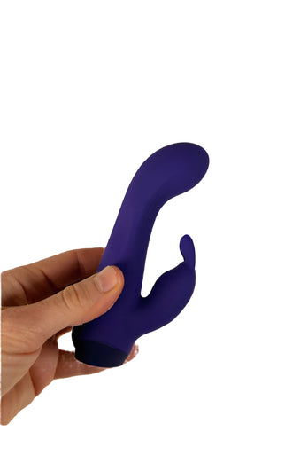 Selopa - Plum Job Mini Rabbit Vibrator - Stag Shop