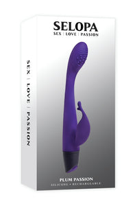 Thumbnail for Selopa - Plum Passion Slim Dual Vibrator - Purple - Stag Shop