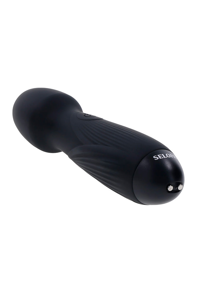 Selopa - Power Trip Wand Vibrator - Black - Stag Shop