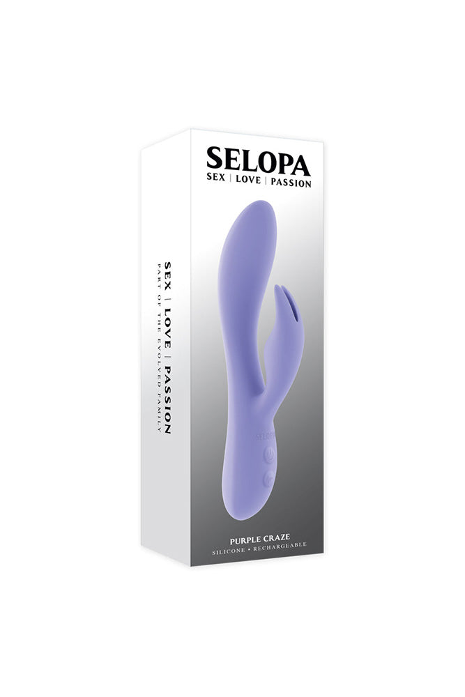 Selopa - Purple Craze - Dual Vibrator - Stag Shop