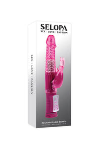 Thumbnail for Selopa - Rechargeable Bunny Rabbit Vibrator - Pink - Stag Shop