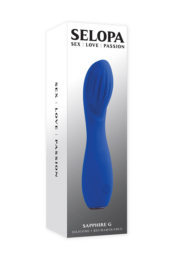 Selopa - Sapphire G Mini G-Spot Vibrator - Blue - Stag Shop