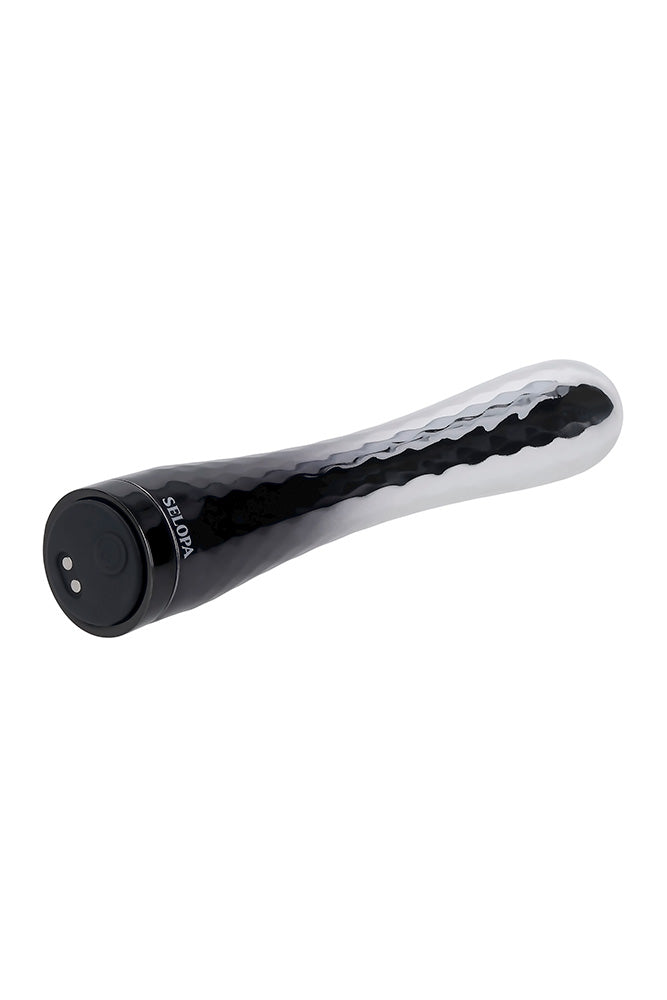 Selopa - Silverado Vibrator - Silver/Black - Stag Shop
