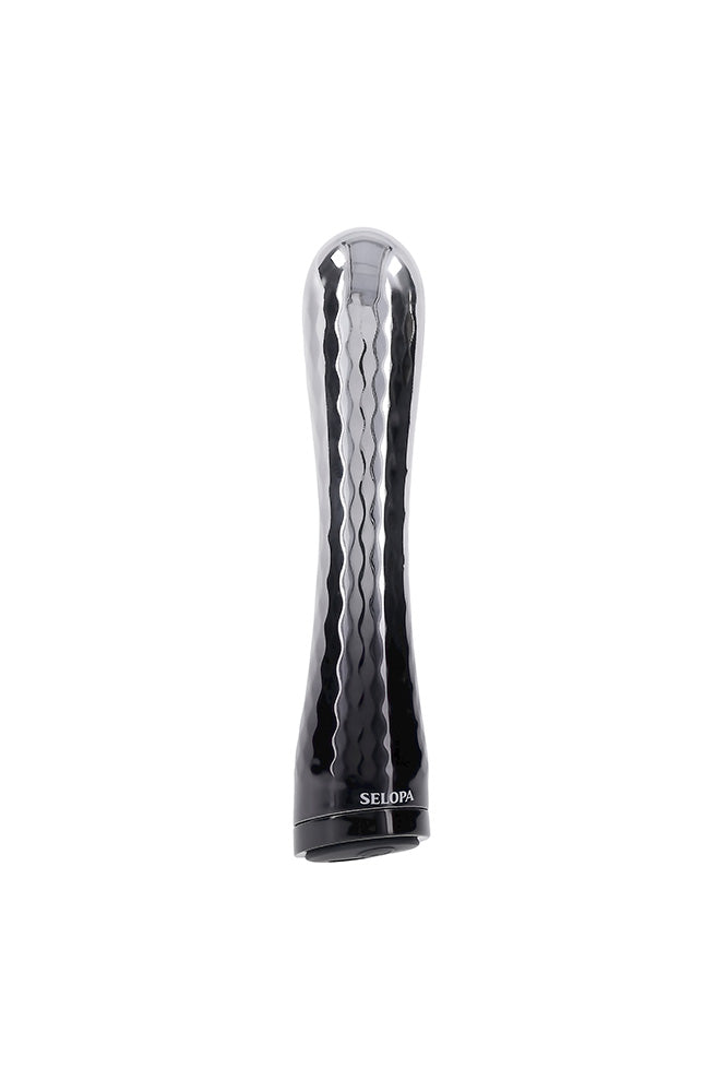 Selopa - Silverado Vibrator - Silver/Black - Stag Shop