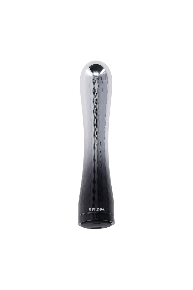 Selopa - Silverado Vibrator - Silver/Black - Stag Shop