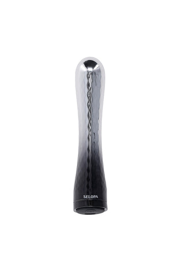 Selopa - Silverado Vibrator - Silver/Black - Stag Shop
