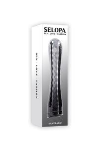 Thumbnail for Selopa - Silverado Vibrator - Silver/Black - Stag Shop