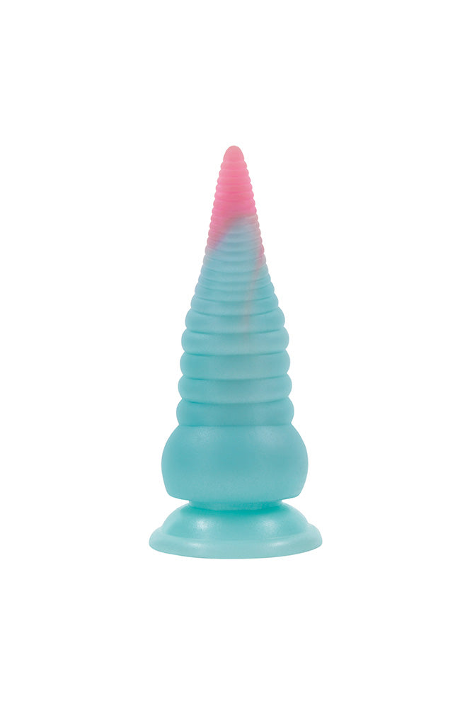 Selopa - Stuck On You Vibrating Tentacle Dildo - Blue/Pink - Stag Shop