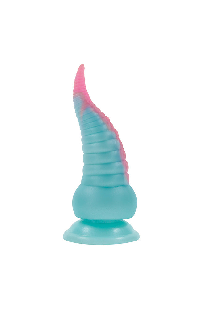 Selopa - Stuck On You Vibrating Tentacle Dildo - Blue/Pink - Stag Shop